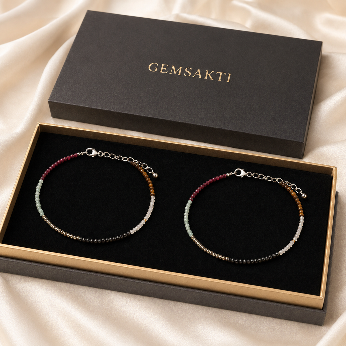 Dhan Yog Anklet Pack of 2 | GemSakti