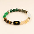 Dhan Yog Bracelet with Aries Zodiac Charm | GemSakti