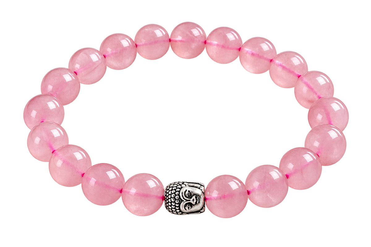 Rose Quartz Bracelet – Love & Self-Love Crystal | GemSakti