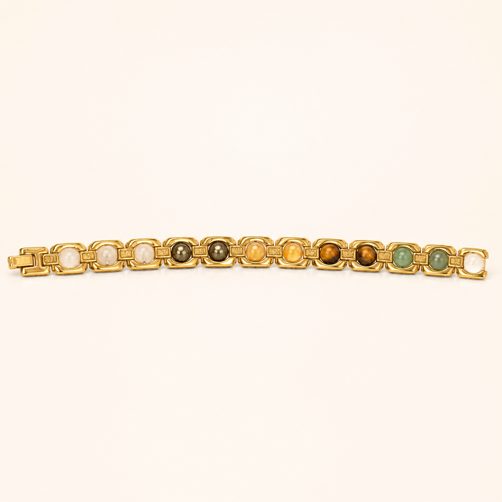 Metal Dhan Yog Bracelet – Gold Finish | GemSakti